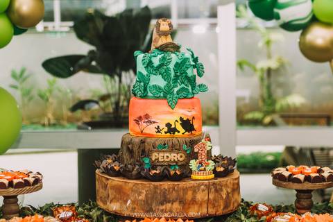 festa de aniversário de 1 aninho 
 com o tema o rei leão em condomínio ribeirão preto sp - tassia garcia fotografia'
