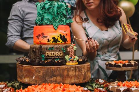 festa de aniversário de 1 aninho 
 com o tema o rei leão em condomínio ribeirão preto sp - tassia garcia fotografia'