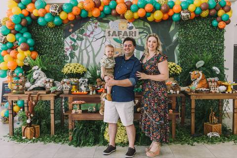 aniversário 1 ano tema safari buffet encanto e magia ribeirão preto sp - tassia garcia fotografia'