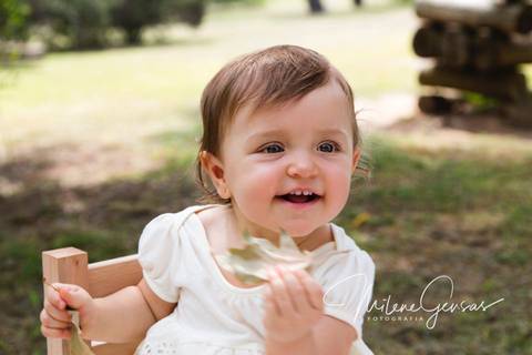 Sessão fotográfica infantil externa
1 ano'
