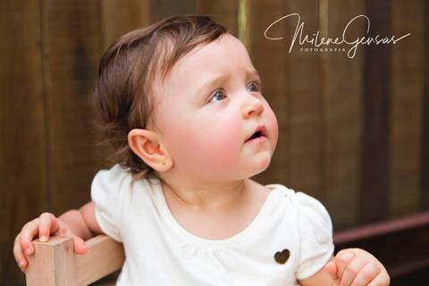 Sessão fotográfica infantil externa
1 ano'