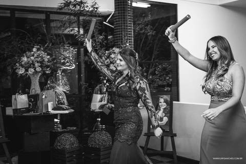 Entrada das formandas de biomedicina da unifra'