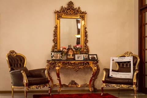 decoração babette em salao ouro preto'