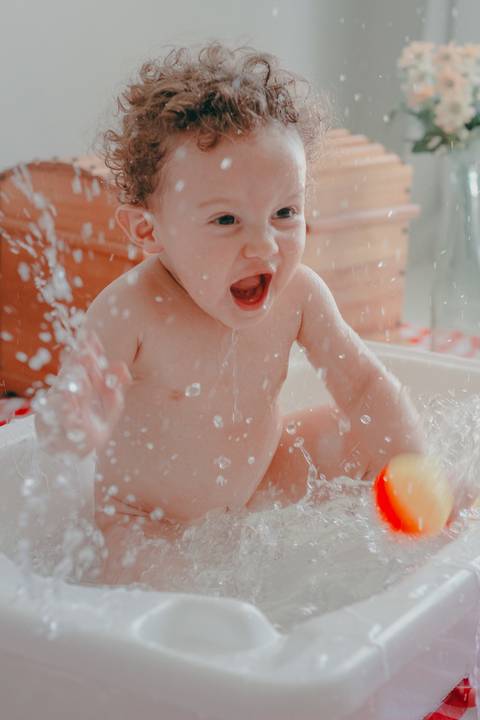 E que delícia de banho, hahah.'