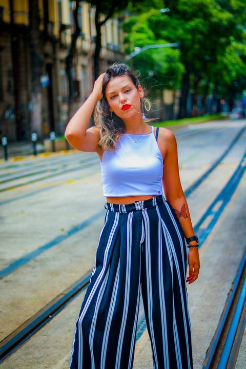 Andressa nas ruas do Rio'