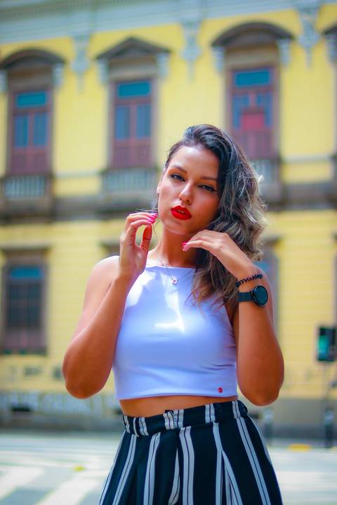 Andressa nas ruas do Rio'