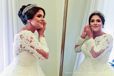 mariana assis, dia da noiva, loubg mariana assis, acic, casamento no acic, shamah flores, buque rosa, ursinho para daminha, daminha com urso, alianças no urso, vestido de noiva, fabiana e julio, fotografia de casamento, igreja são franscido de assis cubat'