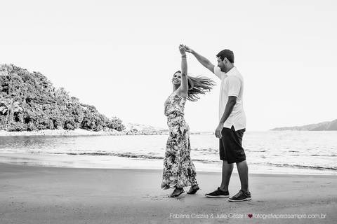 ensaio de casal, praia das conchas, guarujá, fabiana e julio, fotografia para sempre'