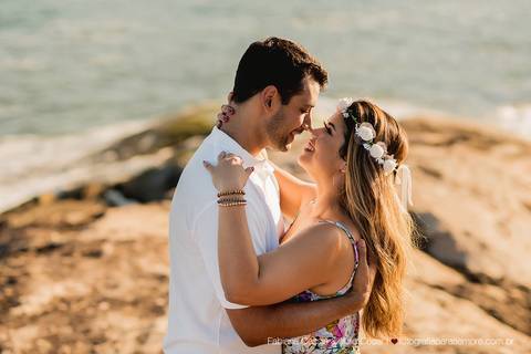 ensaio de casal, praia das conchas, guarujá, fabiana e julio, fotografia para sempre'