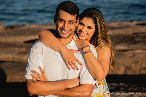 ensaio de casal, praia das conchas, guarujá, fabiana e julio, fotografia para sempre'