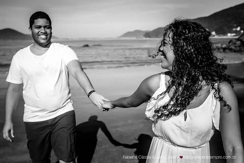 ensaio, praia das conchas, fabiana e julio, fotografia para sempre, ensaio externo, ensaio pre-casamento, pré-wedding'