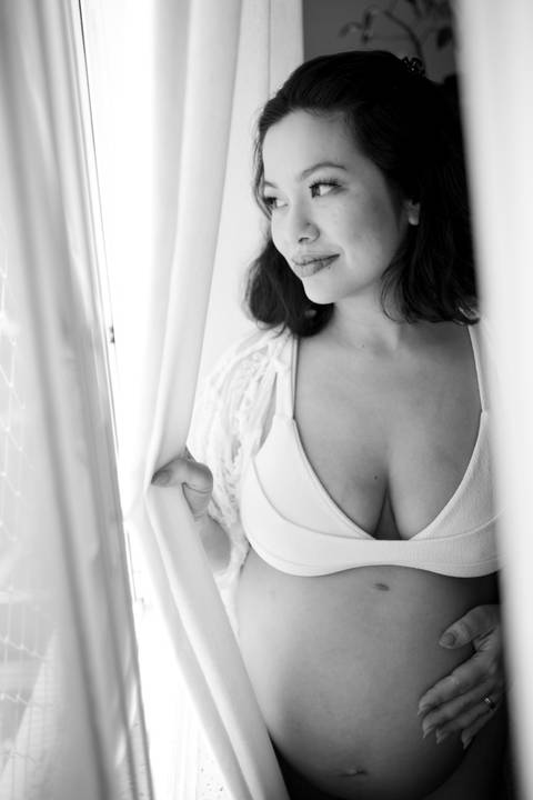 ensaio gestante clean'