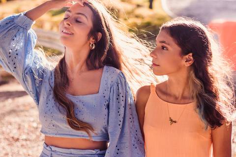 fotografia dia das maes em campos com sol no jardim do liceu'