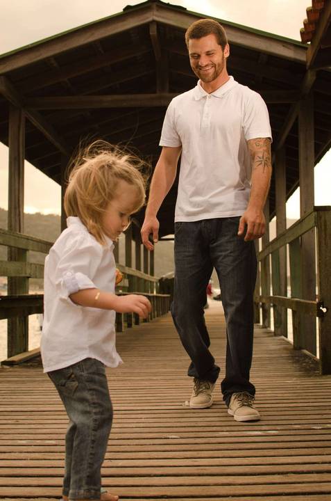 fotografia de familia na praia'
