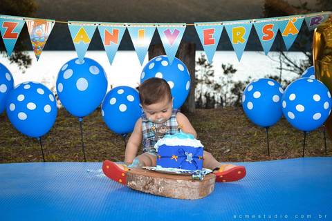 como fazer fotografia smash the cake'