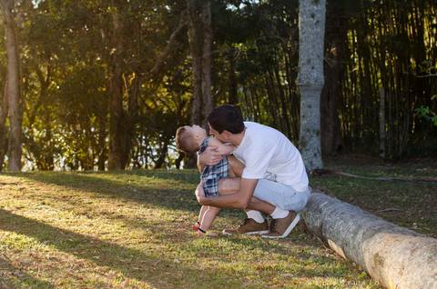 fotografia pai e filho'