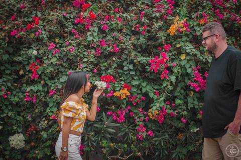 oler flores fondo parados willi elvira '
