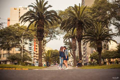sesión de fotos de pareja en exterior lgtb'