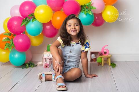 Ensaio Infantil Com Balões Zona Sul SP'