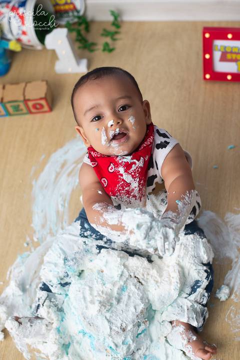 Smash the Cake Menino'