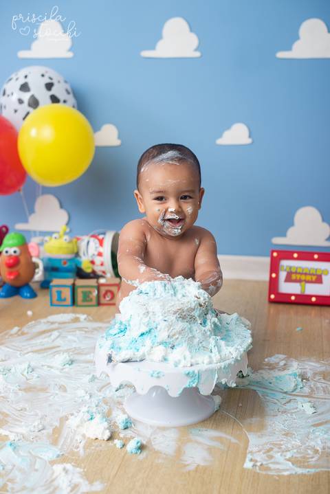 Smash the Cake Menino'