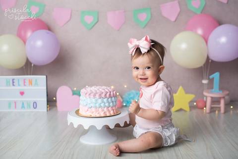 Smash the Cake Menina Delicado SP'