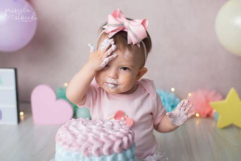 Smash the Cake 1 ano menina ideias São Paulo'