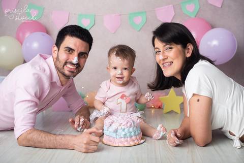 Ensaio de 1 ano família São Paulo'