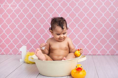 Banho Smash the Cake 1 ano SP'