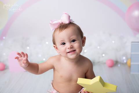 Ensaio Fotográfico 1 ano Arco Íris São Paulo'