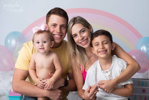 Ensaio de 1 ano Foto de Família SP'