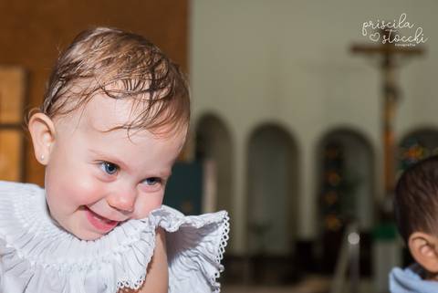 Fotógrafa Batizado Paróquia São Gabriel Arcanjo SP'