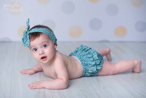 Sessão de Fotos Bebê 6 meses Menina São Paulo'