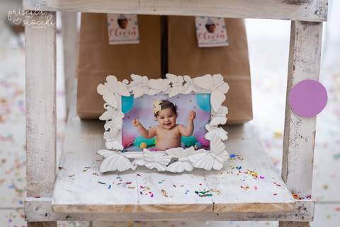Decoração com Foto Festa 1 ano SP'