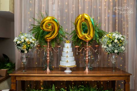 Decoração Festa 90 anos SP'