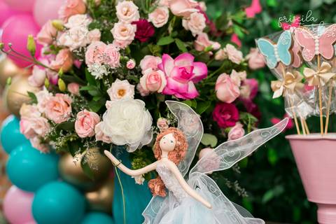 Decoração Festa Tema Jardim Encantado'