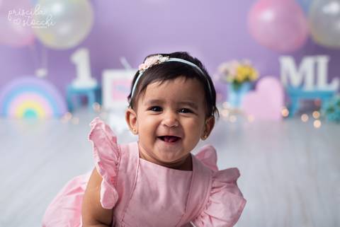 Sessão de Fotos 1 ano Estúdio Zona Sul SP'