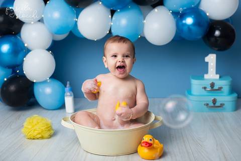 Hora do Banho Smash the Cake Menino SP'