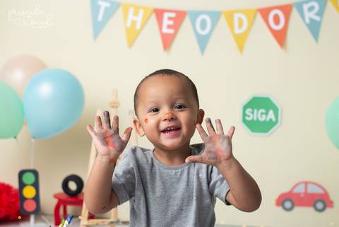 Ensaio Com Tintas Menino Zona Sul SP'