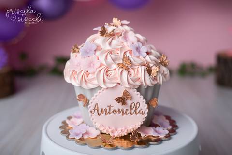 Bolo Para Smash the Cake Borboletas Zona Sul São Paulo '