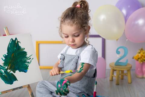 Ensaio com Tintas Com Balões Zona Sul SP'