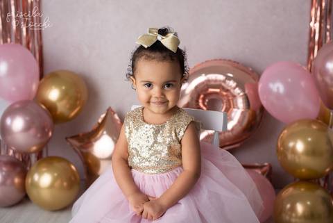 Ensaio Infantil Com Balões Estúdio Zona Sul SP'