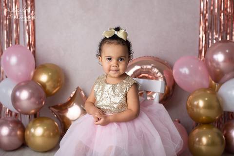 Ensaio Infantil Menina Luxo Estúdio Zona Sul SP'