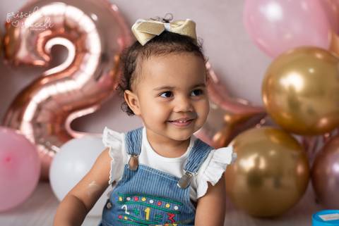 Ensaio Infantil com Tintas 2 anos Menina Zona Sul SP'