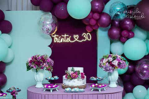 Ideia Decoração Festa 30 anos'
