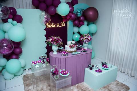 Decoração Festa 30 anos SP'