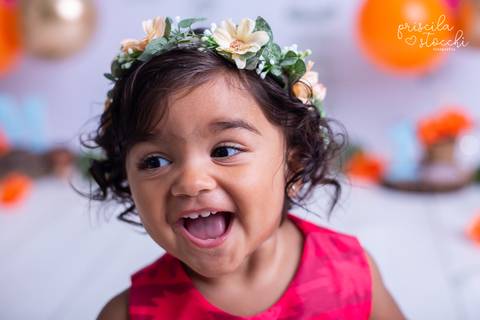 Ensaio de 1 ano Moana Baby SP Zona Sul'