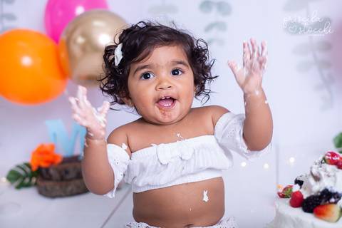 Smash the Cake 1 aninho Moana Baby São Paulo'