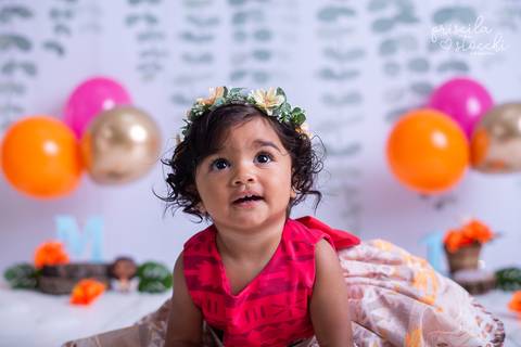 Ensaio de 1 aninho Moana Baby São Paulo'