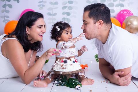 Smash the Cake Com os Pais Moana Baby SP Zona Sul'